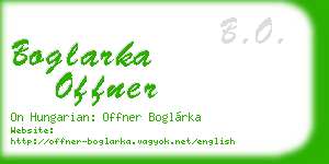 boglarka offner business card